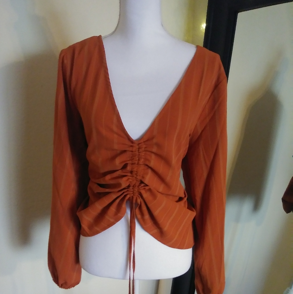 Flirty Drawstring Top